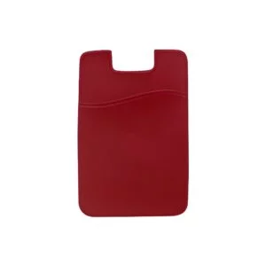 Adesivo Porta Cartao PVC para Celular VERMELHO 8042 1533145131